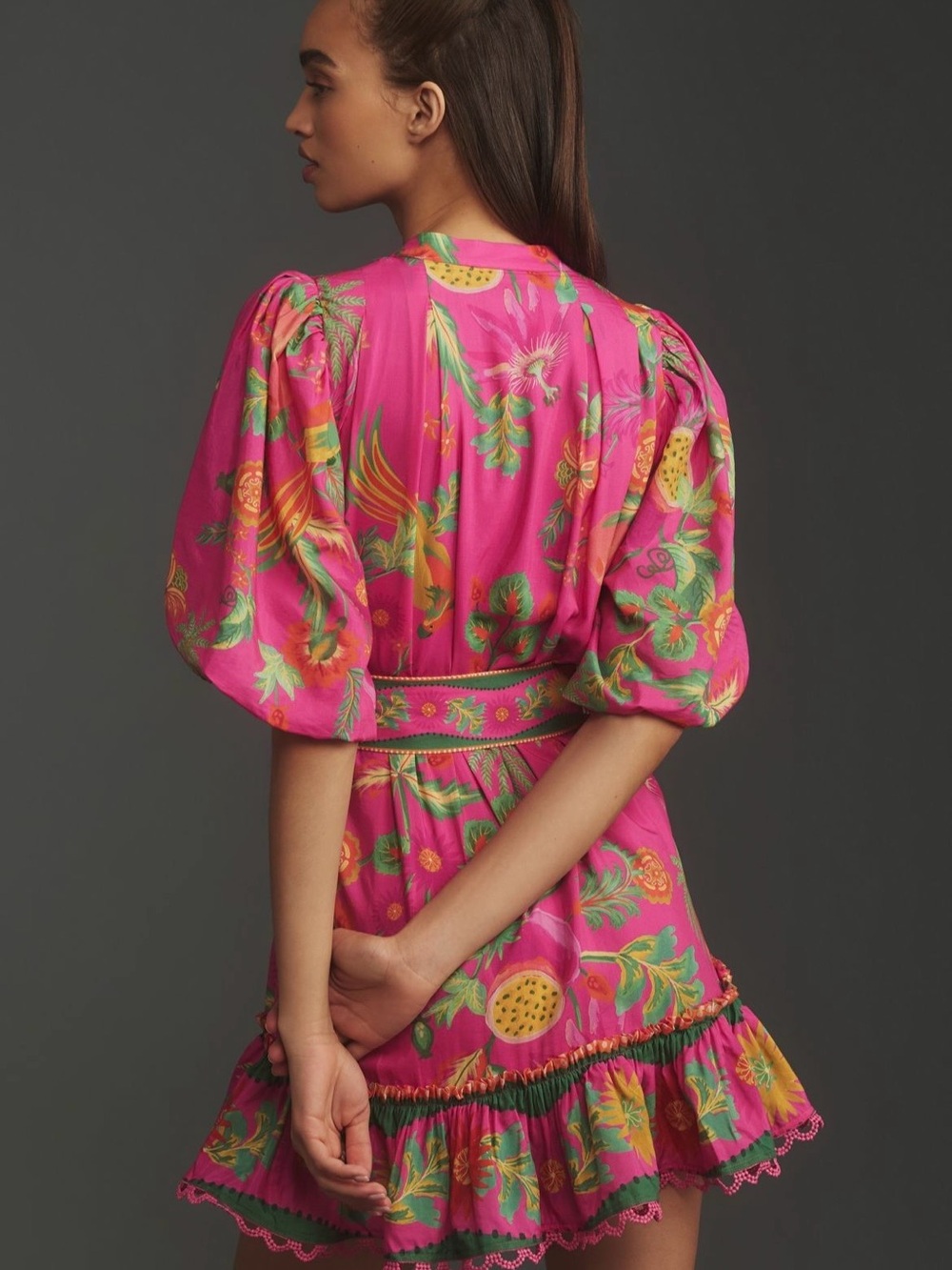 Farm Rio Delicate Fruit Garden Mini Dress,
- NWT - Picture 3 of 6